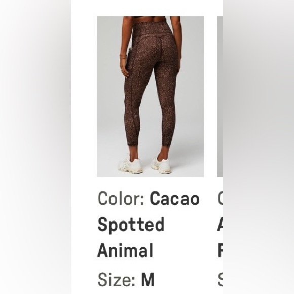 Fabletics PureLuxe Leggings Cacao Spotted Animal - Picture 6 of 6